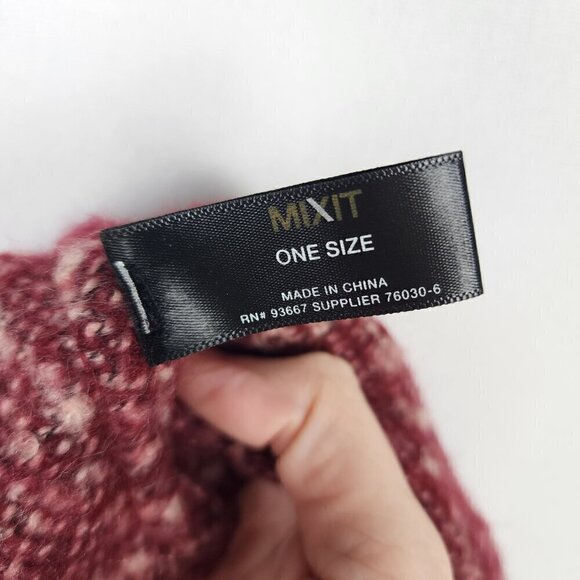 Mixit Soft Heathered Infinity Scarf OS - Picture 2 of 4